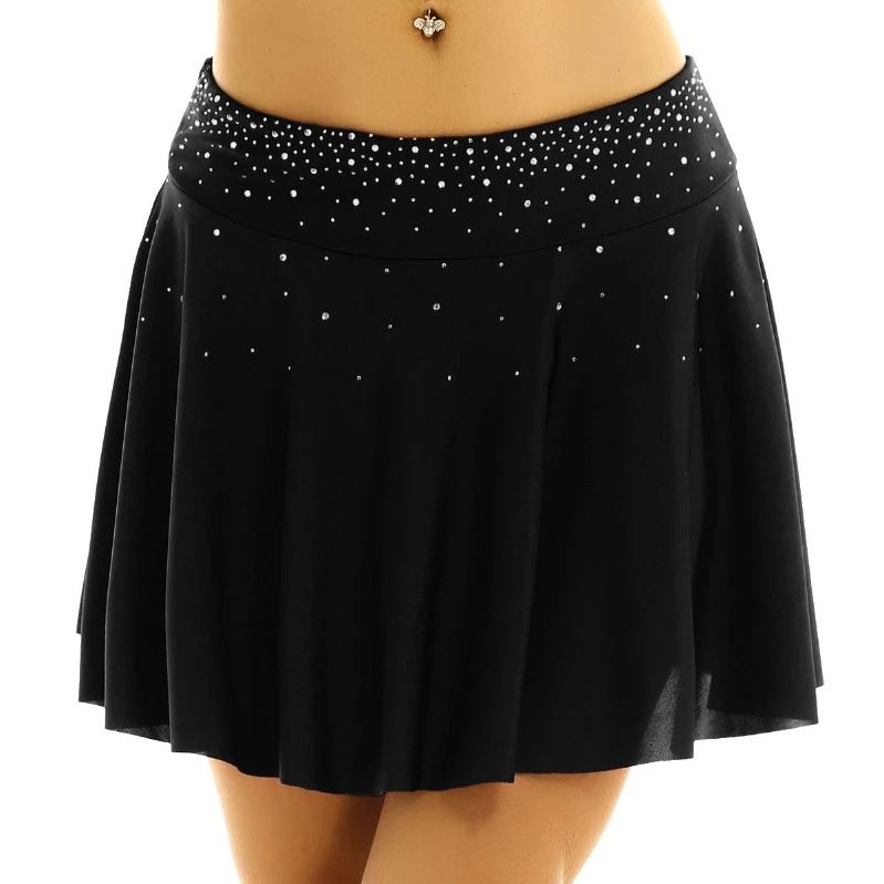 iEFiEL Shiny Rhinestone Latin Skirt Solid Color High Waist Dance Wear Ballet Gymnastics Figure Skating Shorts Skirts
iEFiEL Shiny Rhinestone Latin Skirt Solid Color High Waist Dance Wear Ballet Gymnastics Figure Skating Shorts Skirts