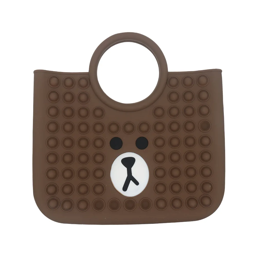 Hot Sale New Fashion Trends Ladies Bags Silicone Cute Bear Pop Fidget Ladies Handbag, Brown,green,camouflage
Hot Sale New Fashion Trends Ladies Bags Silicone Cute Bear Pop Fidget Ladies Handbag, Brown,green,camouflage
