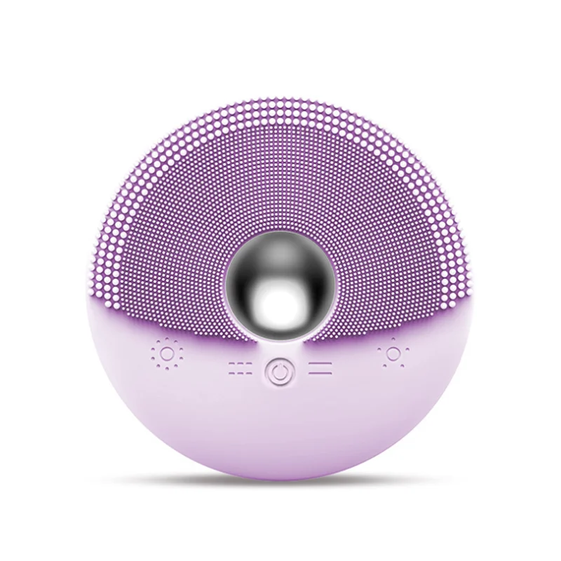 Acoustic wave mini skin cleansing face brush silicone heating facial cleanser brush
Acoustic wave mini skin cleansing face brush silicone heating facial cleanser brush