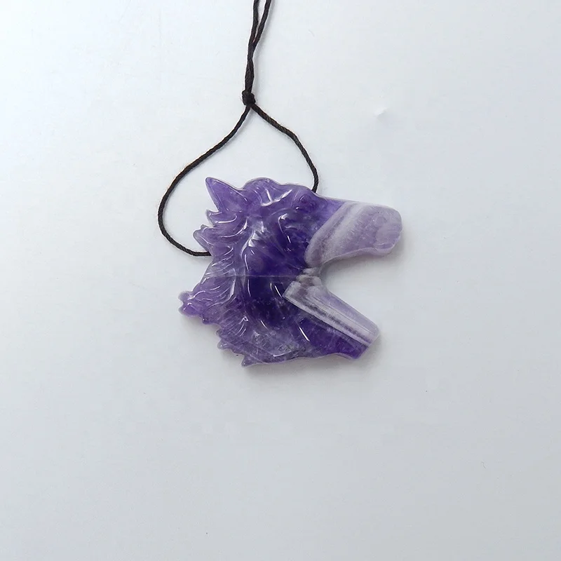 Wholesale Amethyst Crystal Charm Animal Carvings Horse Shaped Pendant For Women, Natural
Wholesale Amethyst Crystal Charm Animal Carvings Horse Shaped Pendant For Women, Natural