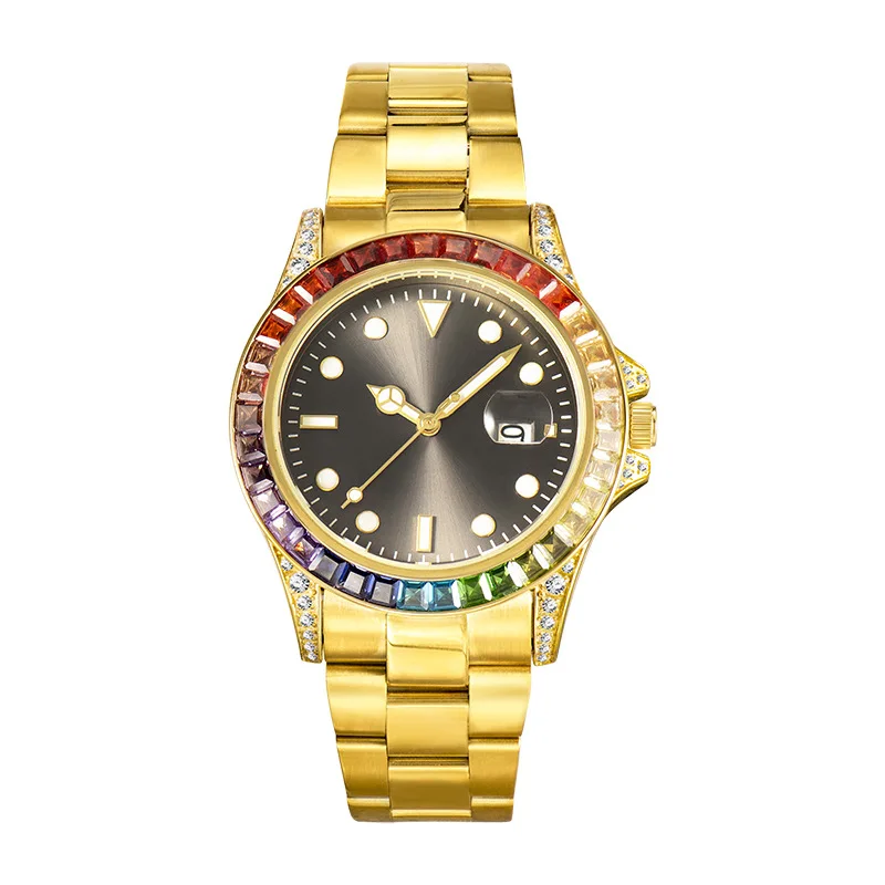 Hip Hop Color Baguette Diamond Mens Watches Quartz Silver Micro paved Personality Steel Watch for Men's Jewelry
Hip Hop Color Baguette Diamond Mens Watches Quartz Silver Micro paved Personality Steel Watch for Men's Jewelry