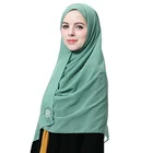 Sale High Quality Scarf Chiffon Shiny Muslim Shawl Hijab