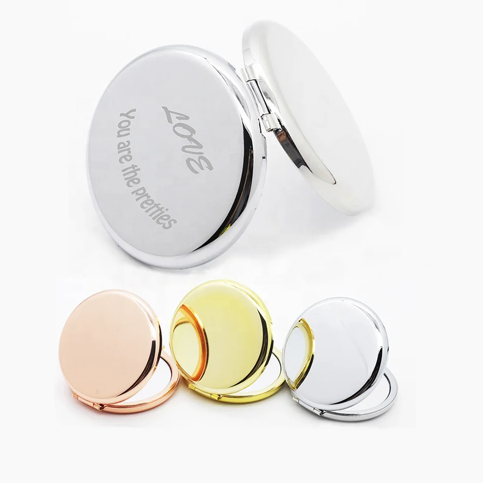 Pocket Metal Double-sided Make Up Mirror Custom Portable Compact Rose Gold Mini Mirror For Lady Gift, Silver,gold,rose gold
Pocket Metal Double-sided Make Up Mirror Custom Portable Compact Rose Gold Mini Mirror For Lady Gift, Silver,gold,rose gold