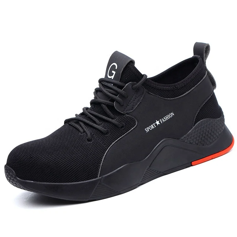 Factory Made Breathable Anti-slip Construction Work Shoes Anti-smashing Steel Head Light Weight Men Safety Shoes, Black
Factory Made Breathable Anti-slip Construction Work Shoes Anti-smashing Steel Head Light Weight Men Safety Shoes, Black