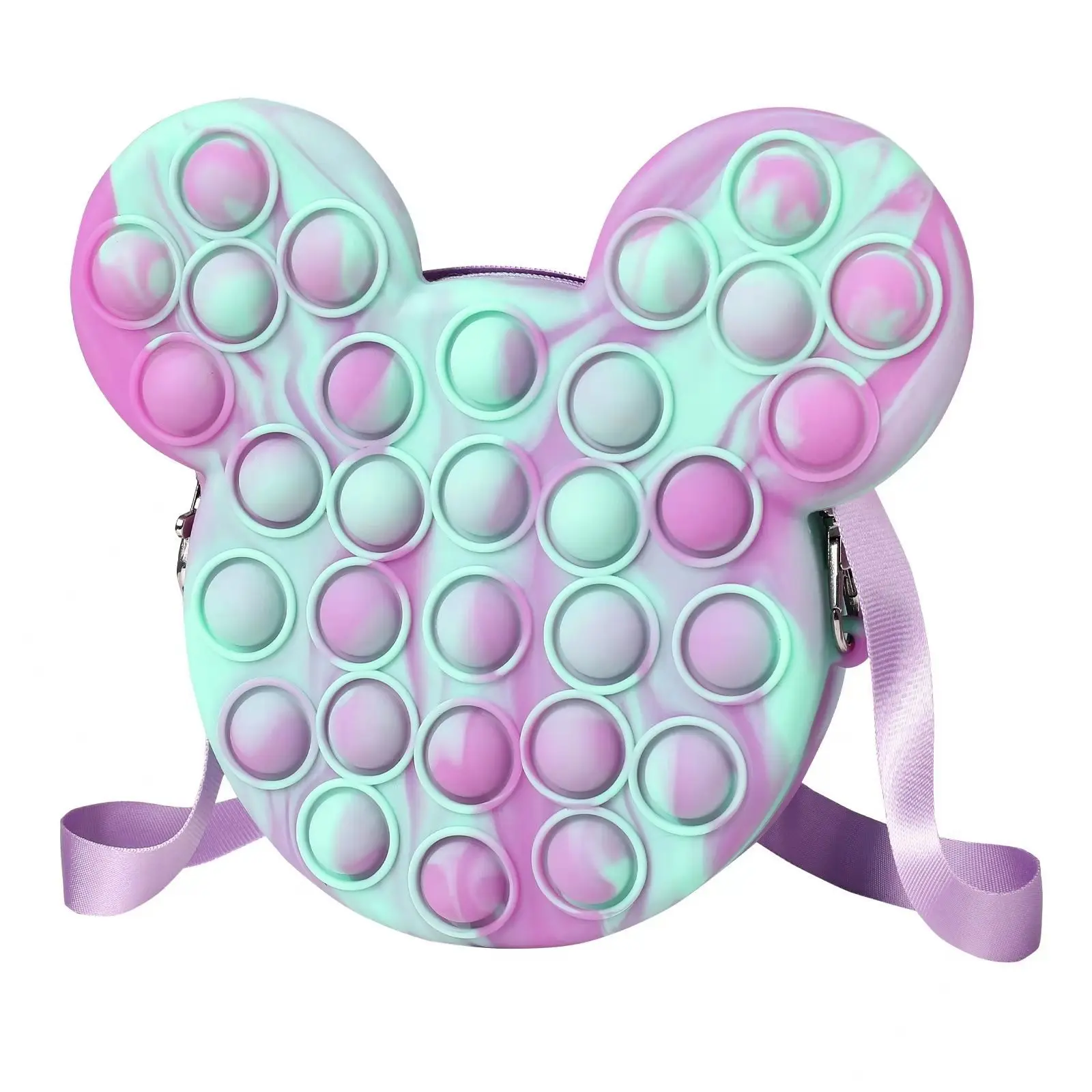 2021 Kids New Push Bubble Sensory Silicone Wallet Case Fidgets Purses Toy Its Bag Coin Purse
2021 Kids New Push Bubble Sensory Silicone Wallet Case Fidgets Purses Toy Its Bag Coin Purse