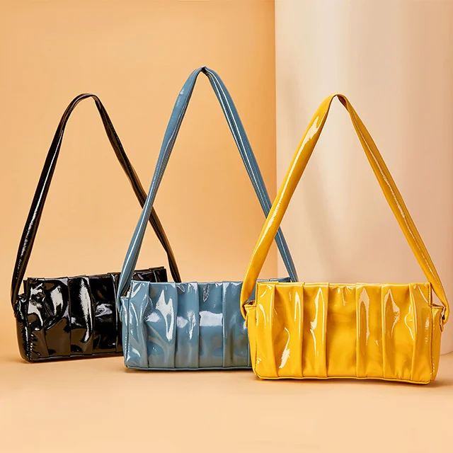 2022 new women's bags fashion large-capacity bright color patent leather bag simple one-shoulder women's bag trend
2022 new women's bags fashion large-capacity bright color patent leather bag simple one-shoulder women's bag trend