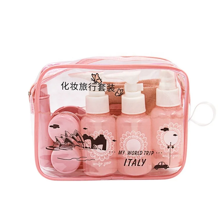 Portable 10pcs Travel Lotion Bottle with Face Cleaning Towel Set Leak Proof Travel Cosmetic Bottle Set, Pink, blue, purple
Portable 10pcs Travel Lotion Bottle with Face Cleaning Towel Set Leak Proof Travel Cosmetic Bottle Set, Pink, blue, purple