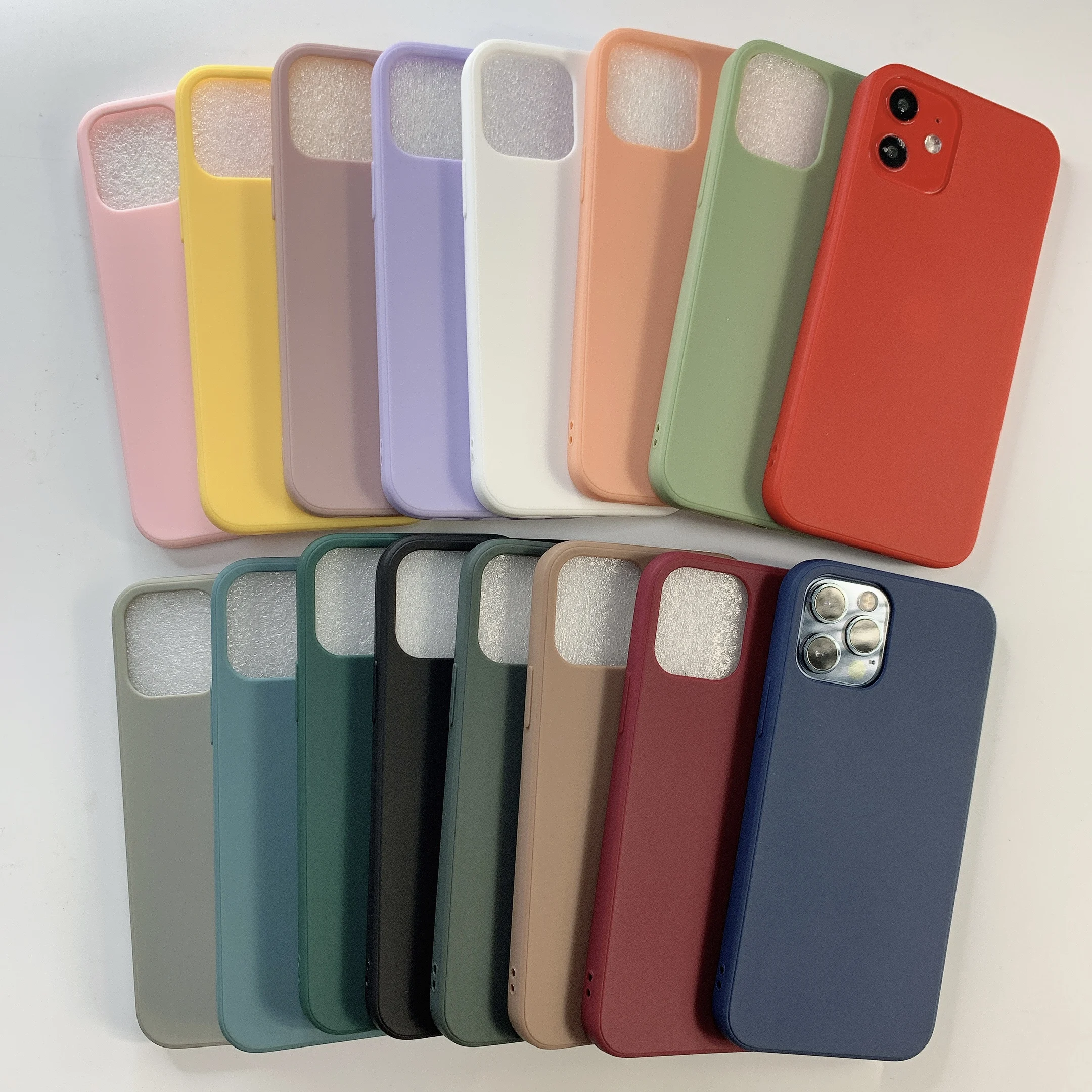 Wholesale Matte Color Soft TPU Phone Cover For iPhone 12 Pro Max Mobile Phone Cases 1.5mm Shockproof Covers
Wholesale Matte Color Soft TPU Phone Cover For iPhone 12 Pro Max Mobile Phone Cases 1.5mm Shockproof Covers