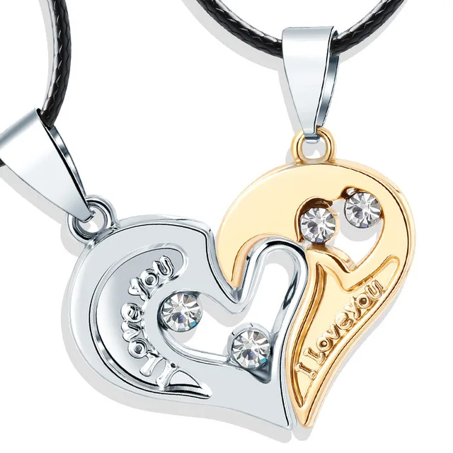 2022 Korean version Couple Necklace heart shaped Pendant Trend Leather rope wedding gift Jewelry set
2022 Korean version Couple Necklace heart shaped Pendant Trend Leather rope wedding gift Jewelry set