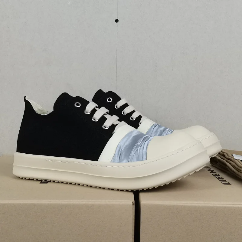 Rick High Street Ro Hip-hop Owens Low-top Shoes Canvas Casual Student Thick-soled Couple Board Shoes for Men Women's Shoes 2021
Rick High Street Ro Hip-hop Owens Low-top Shoes Canvas Casual Student Thick-soled Couple Board Shoes for Men Women's Shoes 2021
