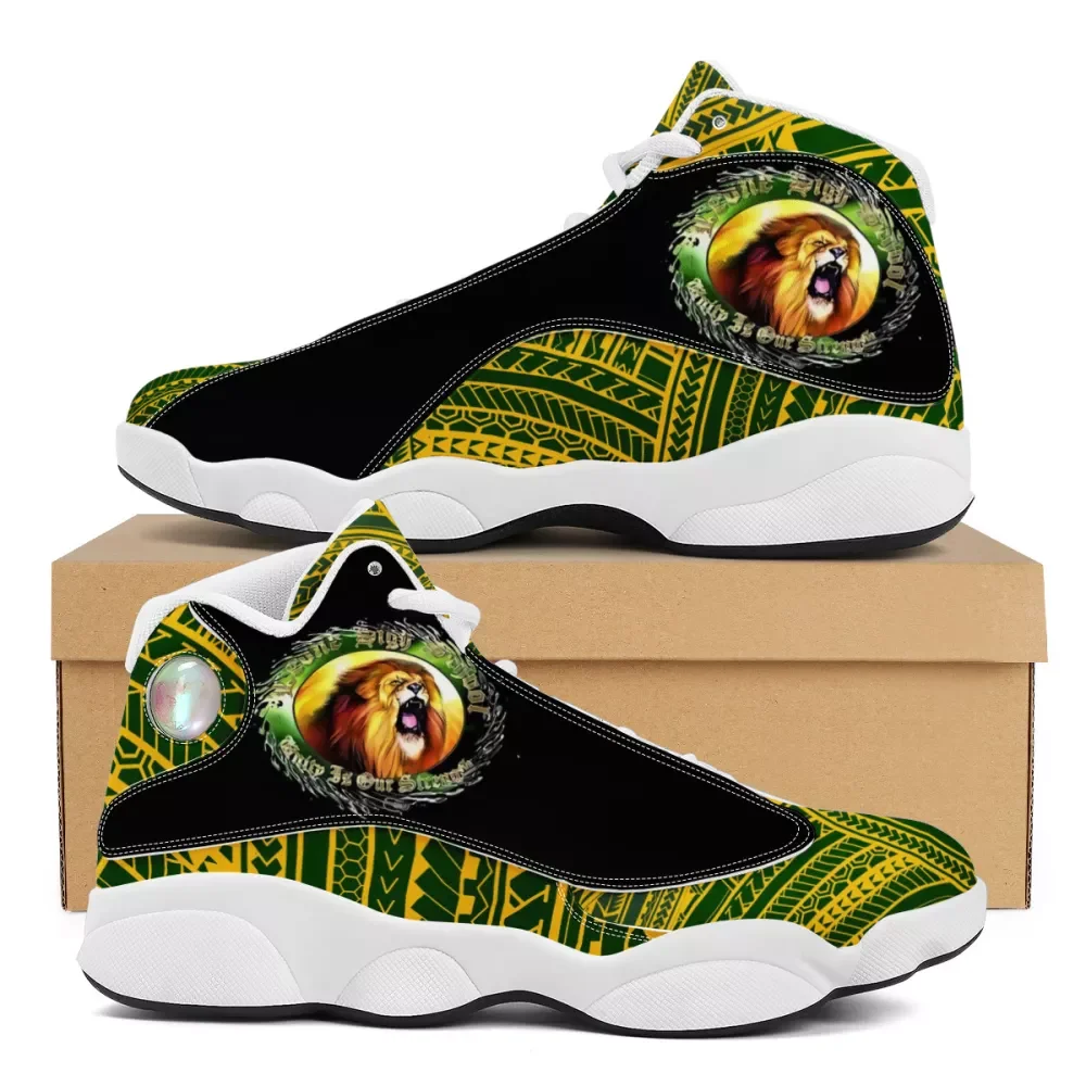 Lions Polynesian Tribal Print Leather Basketball Shoes High Quality Trainers Shoes Customized Logo Manufacturer Sneakers, Customized color
Lions Polynesian Tribal Print Leather Basketball Shoes High Quality Trainers Shoes Customized Logo Manufacturer Sneakers, Customized color
