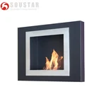 Isolation Mounting brackets and Mounting Screws,Fireplace Black Frame