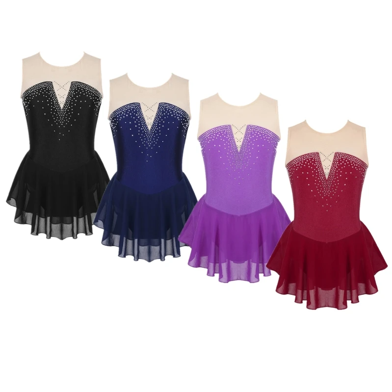 Low Price Girls Sleeveless Rhinestone Gymnastics Leotard Figure Skating Dress Dancewear Costume
Low Price Girls Sleeveless Rhinestone Gymnastics Leotard Figure Skating Dress Dancewear Costume
