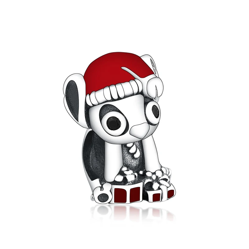 925 Sterling Silver Stitch With Christmas Hat Animal Charms Fit Original Pandora Bracelets Necklace Jewelry Making
925 Sterling Silver Stitch With Christmas Hat Animal Charms Fit Original Pandora Bracelets Necklace Jewelry Making