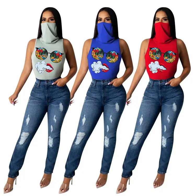 PH-2061141 Best Design High Collar Sleeveless Casual Summer T Shirts Women Fashion Pullover Wholesale Printed Tshirt
PH-2061141 Best Design High Collar Sleeveless Casual Summer T Shirts Women Fashion Pullover Wholesale Printed Tshirt