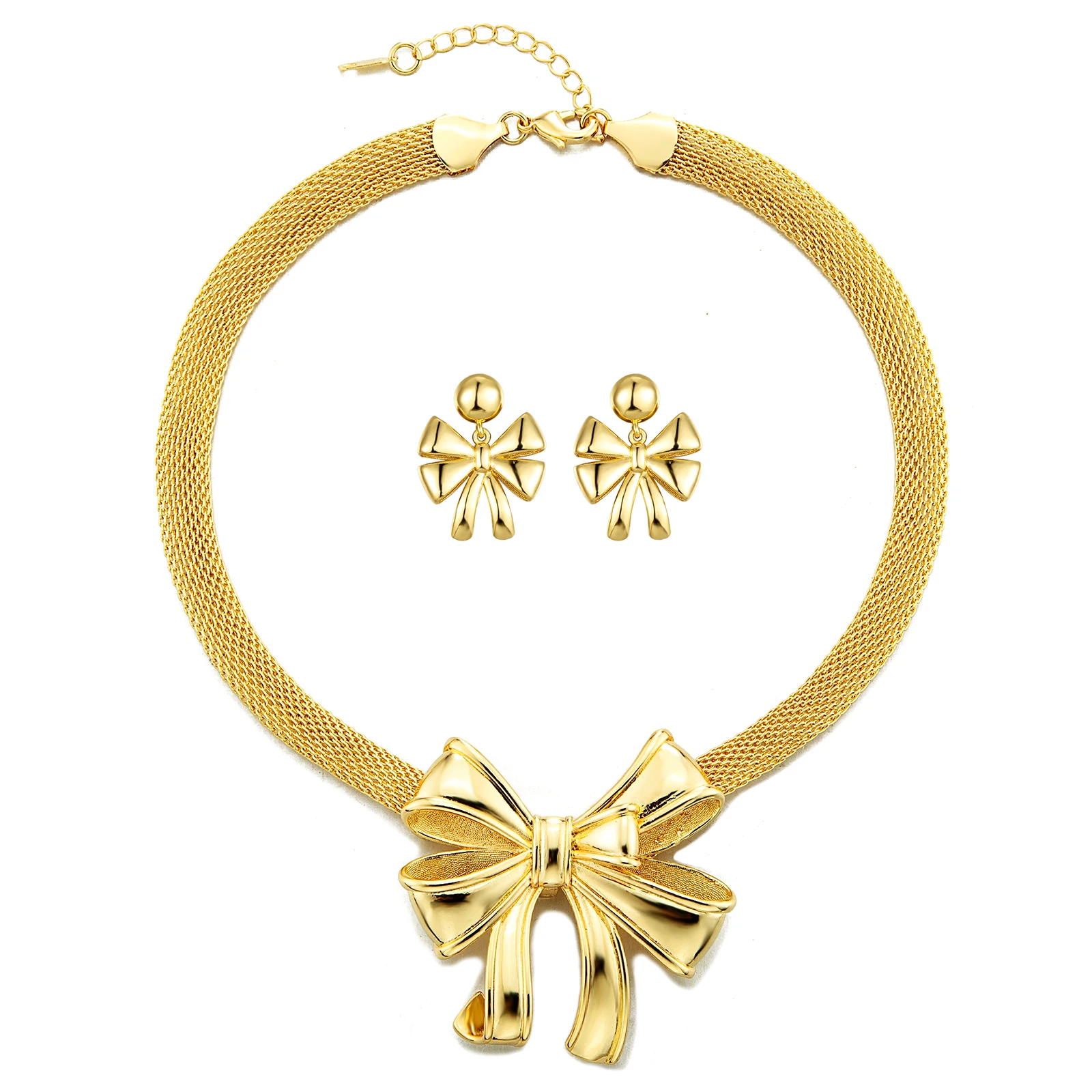 RHNT9347 Wholesale High quality Fashion Jewelry gold Plated Necklace Earring Set For Women Gift Party Girl TRENDY
RHNT9347 Wholesale High quality Fashion Jewelry gold Plated Necklace Earring Set For Women Gift Party Girl TRENDY