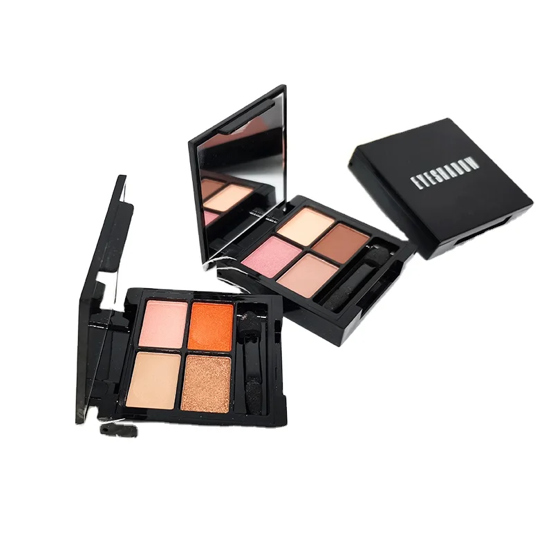 RTS Factory directly sale 4 Colors Eye Shadow Palette with double head brush sets Shimmer Glitter Matte Private Label Eyeshadow
RTS Factory directly sale 4 Colors Eye Shadow Palette with double head brush sets Shimmer Glitter Matte Private Label Eyeshadow
