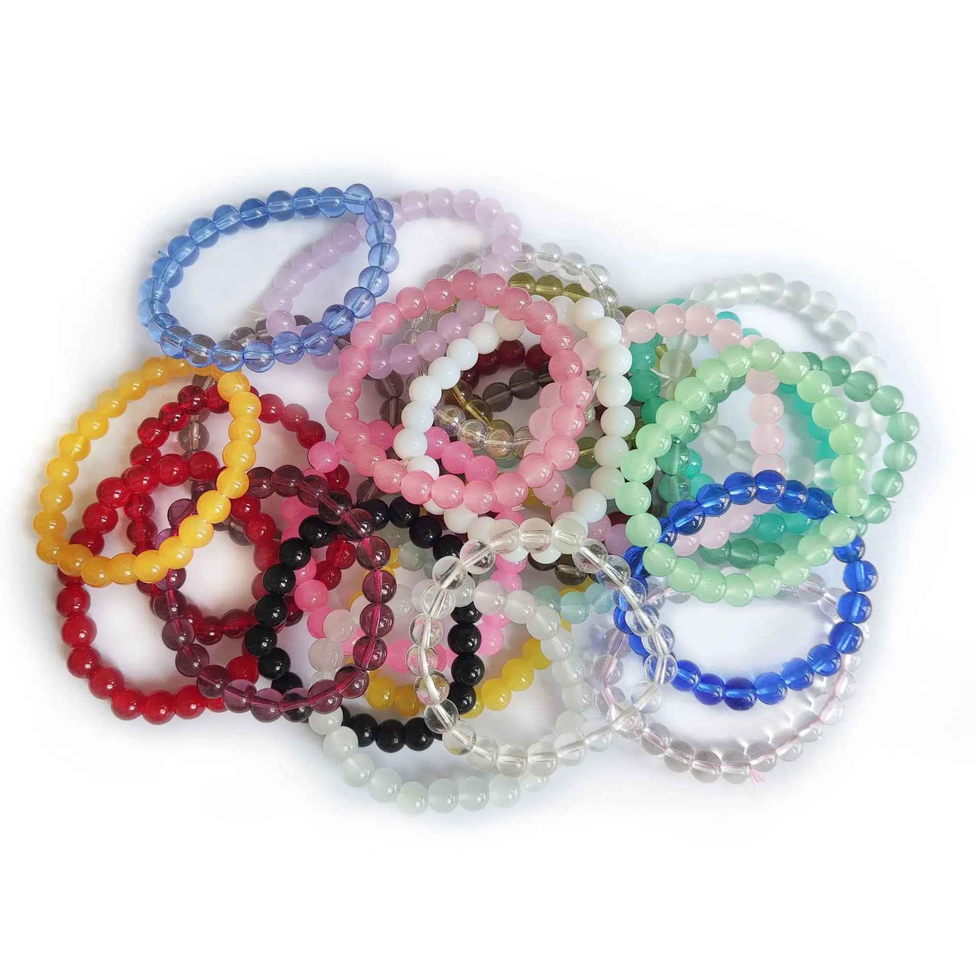 Wholesale Colorful Handmade Charms Custom Natural Glazed Women Crystal Beaded Bracelet
Wholesale Colorful Handmade Charms Custom Natural Glazed Women Crystal Beaded Bracelet