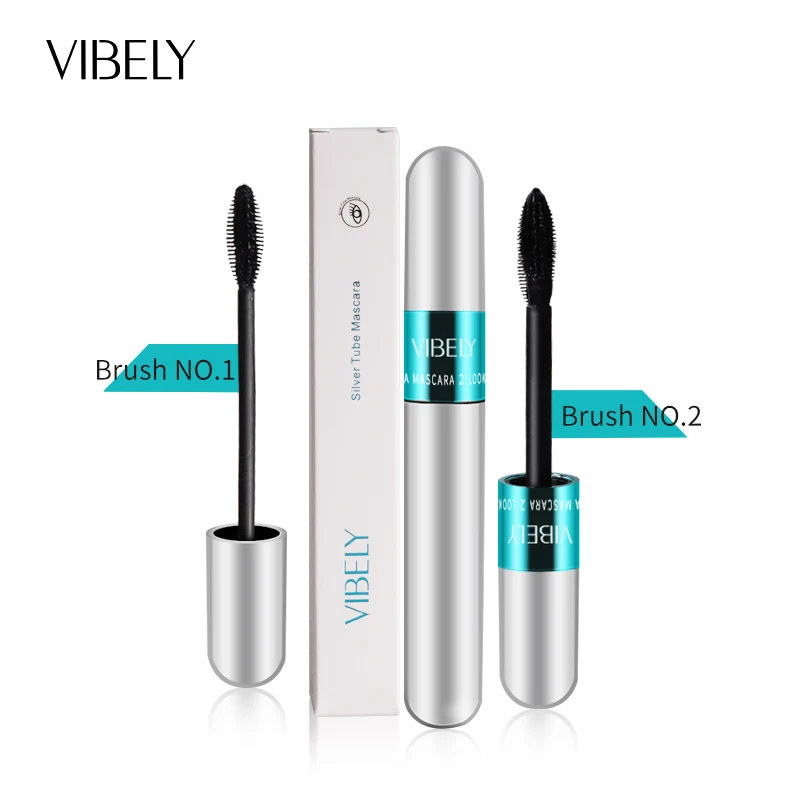 Double Head Quick Dry Vegan Lasting No Blooming Lengthening Extension Mascara, Black
Double Head Quick Dry Vegan Lasting No Blooming Lengthening Extension Mascara, Black