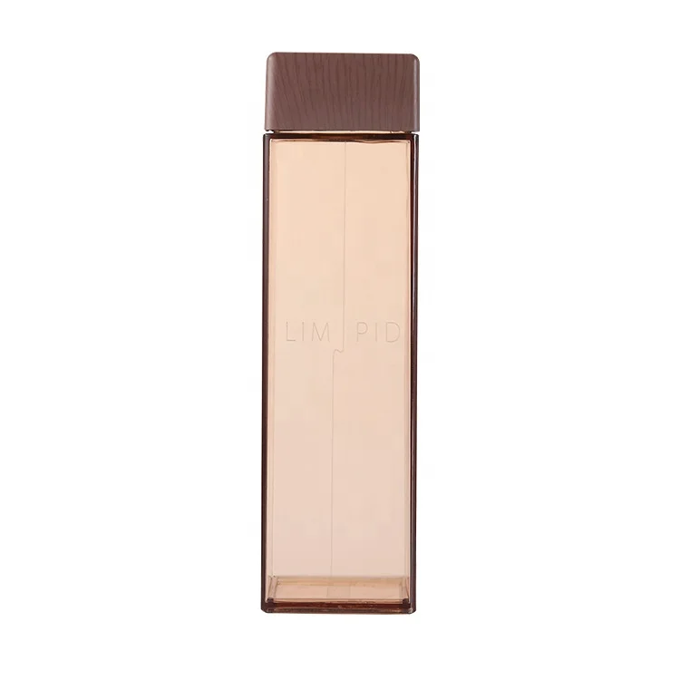 New Square Frosted Plastic Water Bottle Portable Transparent Bottle Fruit Juice Leak-proof Outdoor Sport Travel Camping Bottle, Customized color acceptable
New Square Frosted Plastic Water Bottle Portable Transparent Bottle Fruit Juice Leak-proof Outdoor Sport Travel Camping Bottle, Customized color acceptable