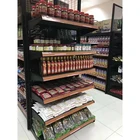 Beverage And Food Store Shelf Dongguan Custom Grocery Metal Display Shelf Used To Market