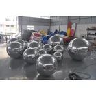Inflatable mirror balloon PVC inflatable mirror ball for display and event decoration