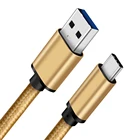 ユニバーサル技術によるusbcケーブルナイロン編組 3a急速充電usb 3.0 タイプc充電とデータ同期usbケーブル