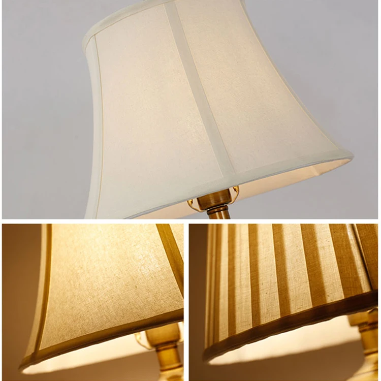 European ceramic painted LED table lamp modern desk lamp for home hotel bedside