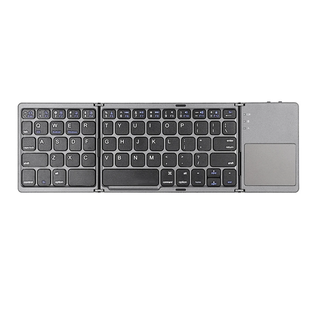 Hot Selling Folding Keyboard 64 Keys Slim Portable Touchpad Foldable Mini Wireless Keyboard
Hot Selling Folding Keyboard 64 Keys Slim Portable Touchpad Foldable Mini Wireless Keyboard