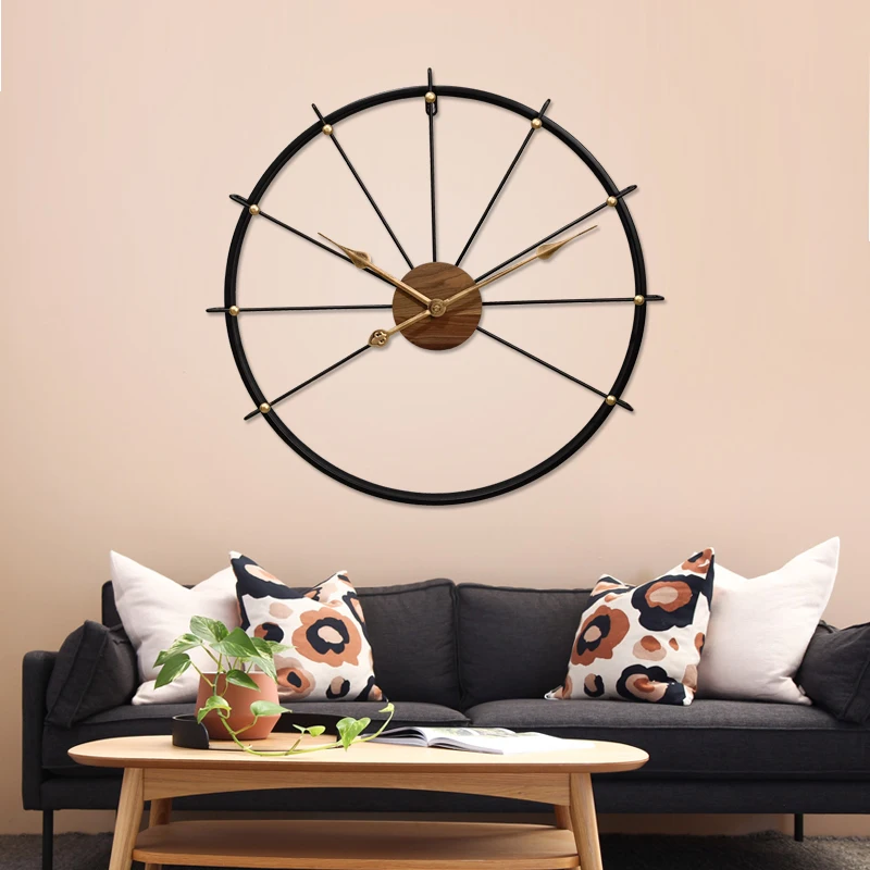 Nordic Wall Clock Living Room Simple Clock Walnut Dial Art Wall Decoration Watch Household Gold Black Round Office Wall Clock
Nordic Wall Clock Living Room Simple Clock Walnut Dial Art Wall Decoration Watch Household Gold Black Round Office Wall Clock