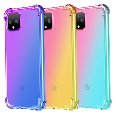 New Arrivals Gradient Clear TPU Bumper Phone Case Shockproof Rubber Case Mobile Phone Housings for Google Pixel 4/Pixel 4XL
New Arrivals Gradient Clear TPU Bumper Phone Case Shockproof Rubber Case Mobile Phone Housings for Google Pixel 4/Pixel 4XL