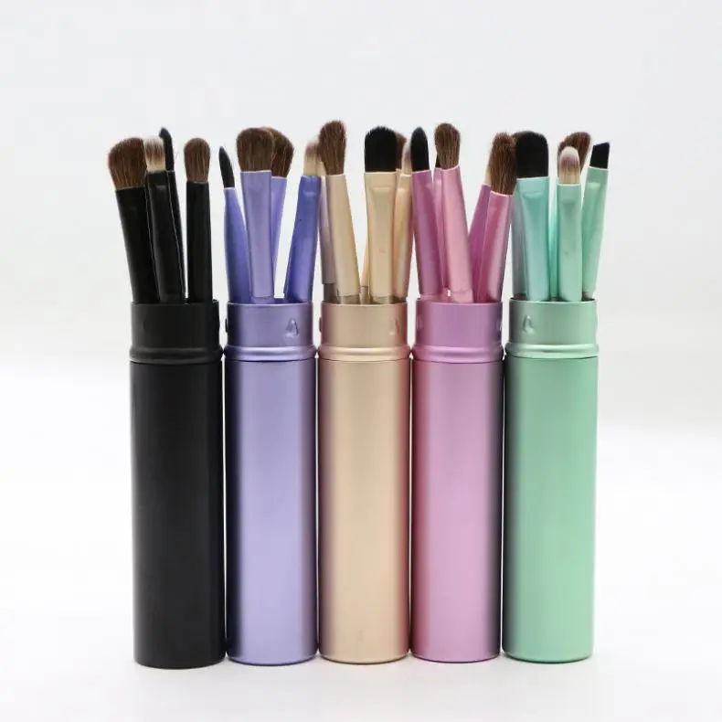 5 pcs Low Moq Custom Logo Soft Synthetic Hair Eyeshadow Brushes Private Label With Round Holder, Pink
5 pcs Low Moq Custom Logo Soft Synthetic Hair Eyeshadow Brushes Private Label With Round Holder, Pink