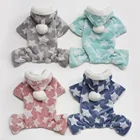 Pet Coat 4 Feet Dog Fleece Fashions Pet Clothes Winter Warm Jacket Cotton Coat Luxury Dogs Clothes Custom