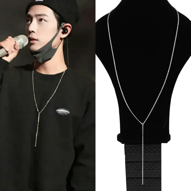 Korean Stars KPOP 316L Stainless Steel Long Necklace Women Men Jewelry NecklaceChain Single O Design Chains Long Neckless
Korean Stars KPOP 316L Stainless Steel Long Necklace Women Men Jewelry NecklaceChain Single O Design Chains Long Neckless