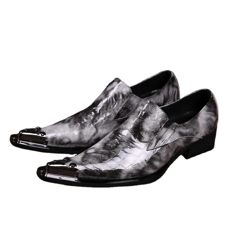 NA054 Men Dress Shoe Steel Toe Genuine Leather Luxury Wedding Dresses Business Male Pointed Toe Formal Metal Tip Shoes, As the picture
NA054 Men Dress Shoe Steel Toe Genuine Leather Luxury Wedding Dresses Business Male Pointed Toe Formal Metal Tip Shoes, As the picture