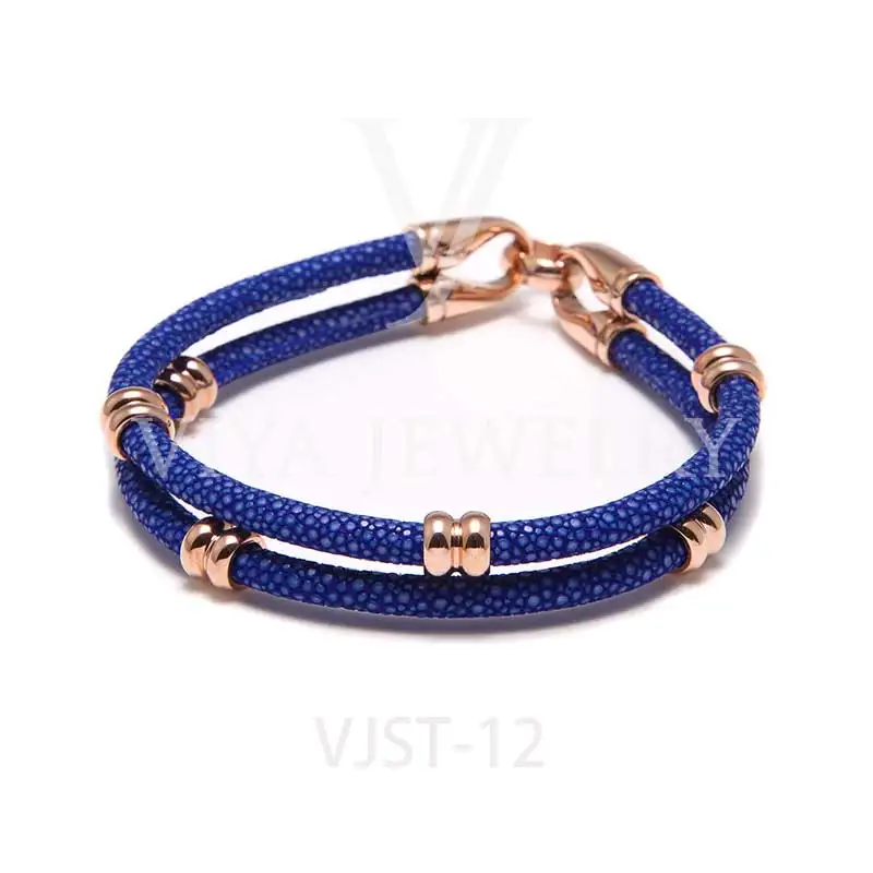 Viya Jewelry Hot Wholesale Fashion Style Leather Bracelet Charm Multi-layer Stingray Leather Bracelet Jewelry, Black/blue/grey/red/purple/orange
Viya Jewelry Hot Wholesale Fashion Style Leather Bracelet Charm Multi-layer Stingray Leather Bracelet Jewelry, Black/blue/grey/red/purple/orange