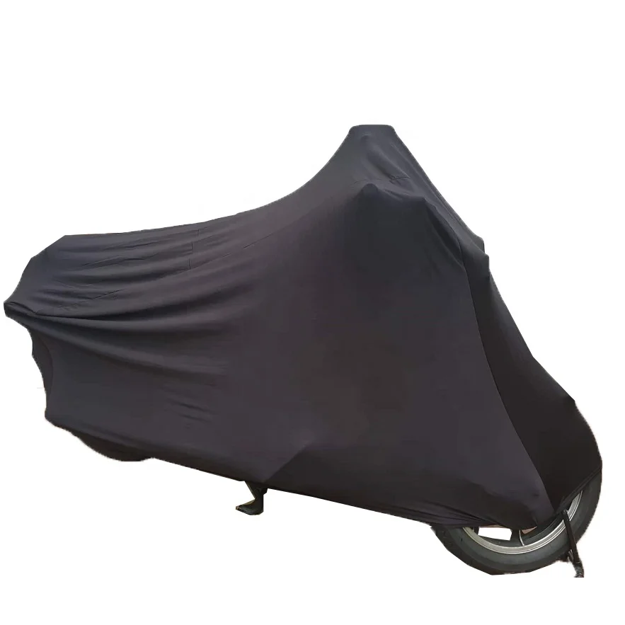 Universal Fit Scratch proof Soft Stretch Indoor Motorcycle Cover Large size in black
Universal Fit Scratch proof Soft Stretch Indoor Motorcycle Cover Large size in black