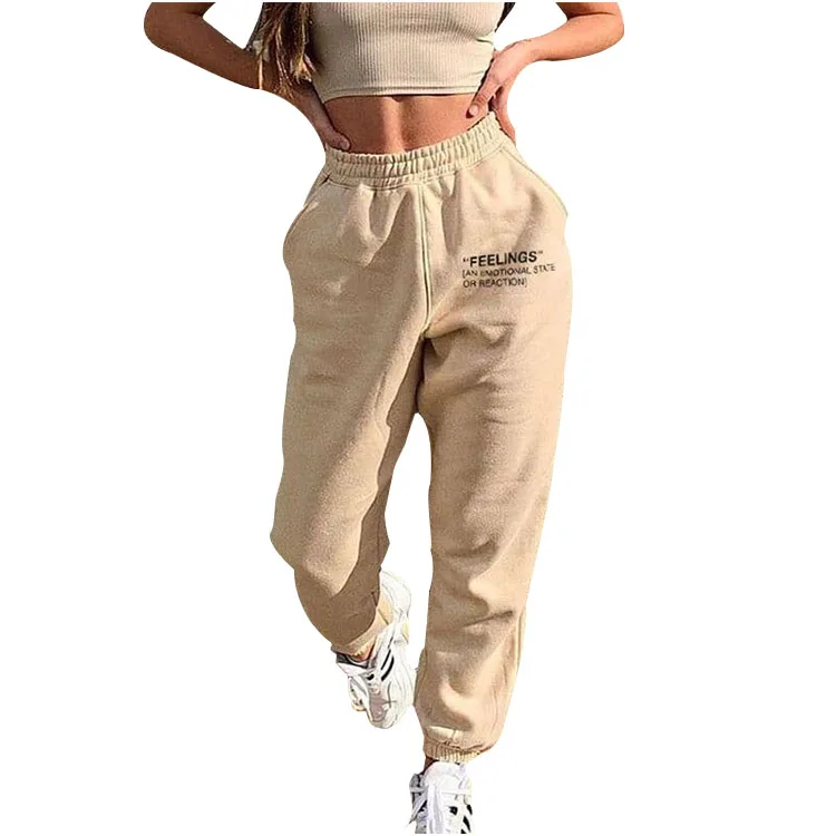 Fashion Cotton High Waisted Pockets Jogger Sweatpants Custom Logo Wholesale Cheap Jogger Jeans Pants Women
Fashion Cotton High Waisted Pockets Jogger Sweatpants Custom Logo Wholesale Cheap Jogger Jeans Pants Women