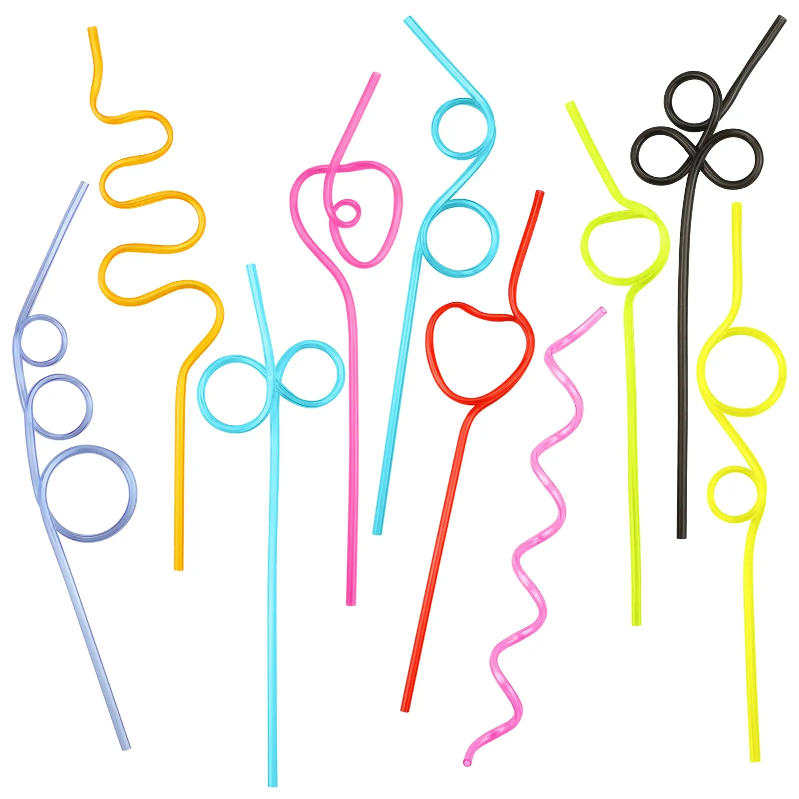60pcs Colorful Reusable Funny Drinking Straws for Kids, Birthday Party, Parties, Carnivals
60pcs Colorful Reusable Funny Drinking Straws for Kids, Birthday Party, Parties, Carnivals