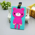 Best Gifts Factory Customized Travel Accessories 3D Pvc Tags Rubber Label Luggage Suitcase Tag