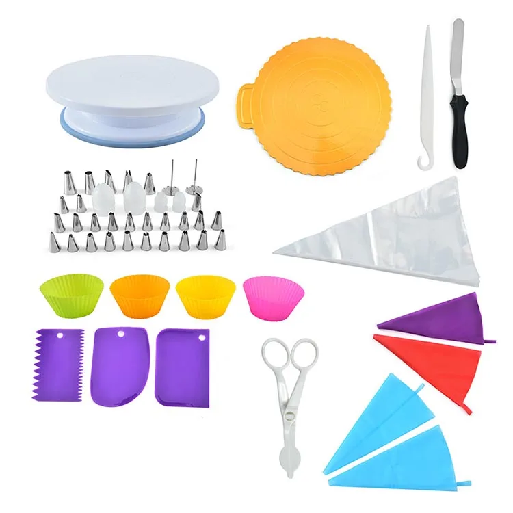 151 pieces of cake decoration kits piping nozzle turntable TPU decorative bag baking supplies set for mother's Day gift, 2 colors
151 pieces of cake decoration kits piping nozzle turntable TPU decorative bag baking supplies set for mother's Day gift, 2 colors