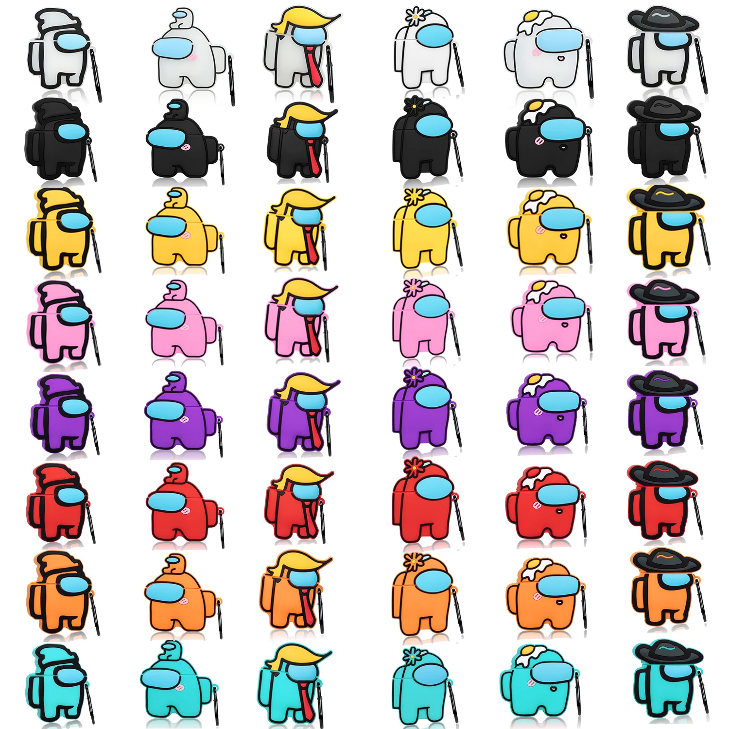 Hot Amongus Game 3D Soft Silicone Cases For Airpods 1/2 Among Us Cute Earphone Headphones Cover For Airpod Case, Multiple colors
Hot Amongus Game 3D Soft Silicone Cases For Airpods 1/2 Among Us Cute Earphone Headphones Cover For Airpod Case, Multiple colors