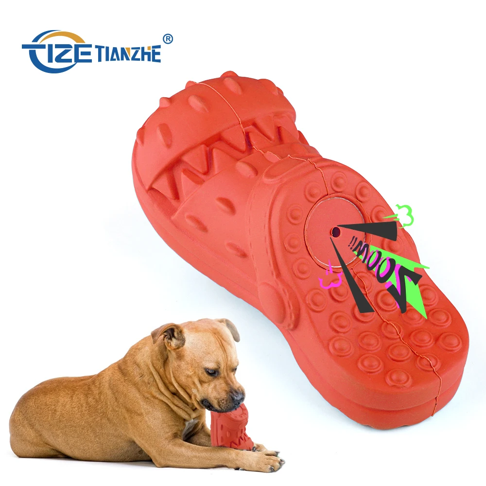 Tize Slipper Shape Dog Training Toy 100% Safe Sturdy Food-Grade Durable Rubber Dog Chew
Tize Slipper Shape Dog Training Toy 100% Safe Sturdy Food-Grade Durable Rubber Dog Chew