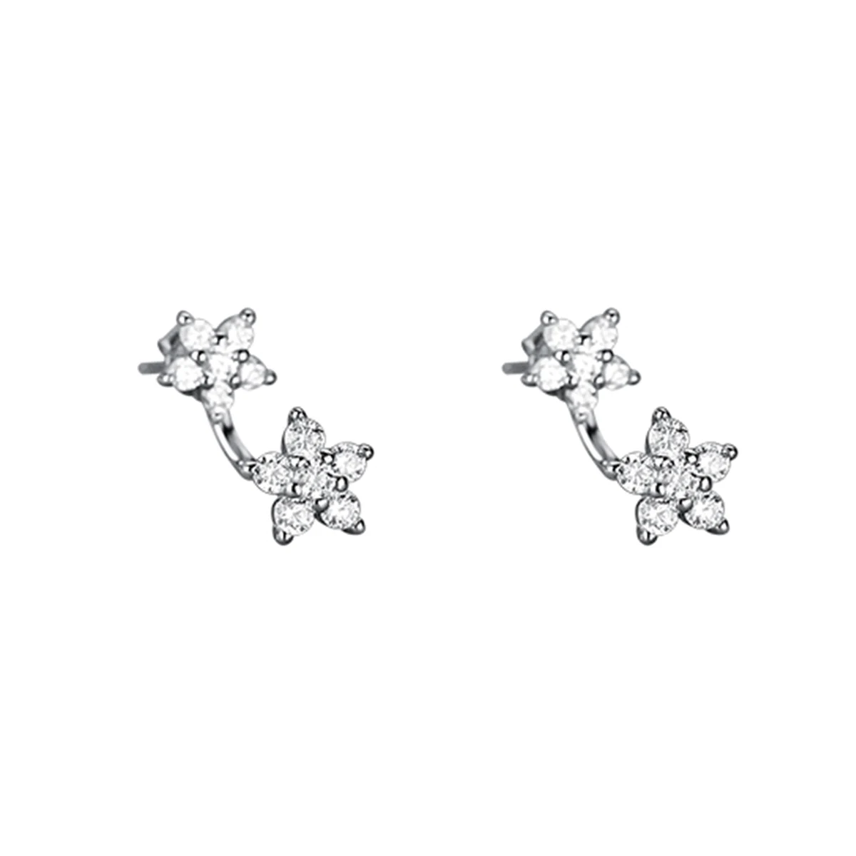 Wholesale Fashion Two Star Earrings Gold Plated 925 Sterling Silver Zircon Star earrings stud for girls
Wholesale Fashion Two Star Earrings Gold Plated 925 Sterling Silver Zircon Star earrings stud for girls