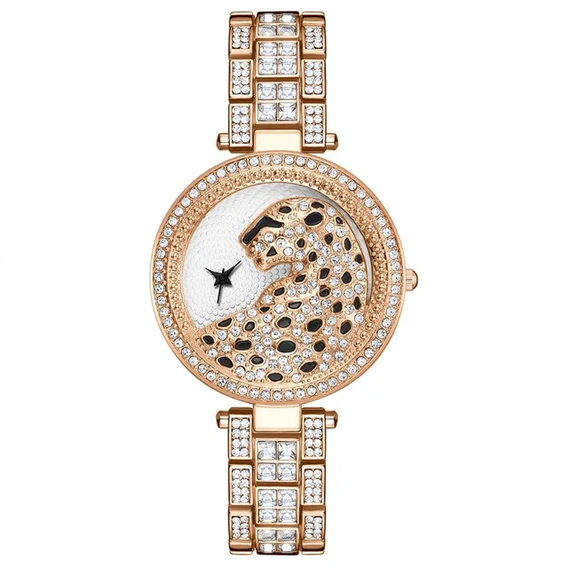 2021 Top Women Quartz Watch Fashion Bling Casual Ladies Watch Female Quartz Rose Gold Watch Crystal Diamond Leopard For Women, Picture shows
2021 Top Women Quartz Watch Fashion Bling Casual Ladies Watch Female Quartz Rose Gold Watch Crystal Diamond Leopard For Women, Picture shows