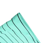 Wear Stripes Fashion Wear Custom 40D Printed Plain Style Nylon Matte Stripes Fabric