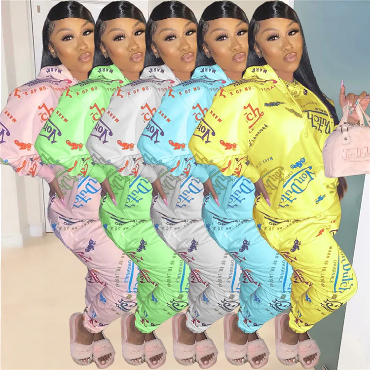 Graffiti Letter Print Hoodies Two Piece Sets Women Winter Casual Streetwear Drawstring Sweatshirt+Sweatpants Matching Suits, As picture
Graffiti Letter Print Hoodies Two Piece Sets Women Winter Casual Streetwear Drawstring Sweatshirt+Sweatpants Matching Suits, As picture