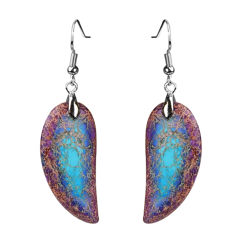 Bohemian Vintage Ethnic Natural Stone Drop Earrings Love Heart Wing Shaped Turquoise Stone Jewellery Wholesale
Bohemian Vintage Ethnic Natural Stone Drop Earrings Love Heart Wing Shaped Turquoise Stone Jewellery Wholesale