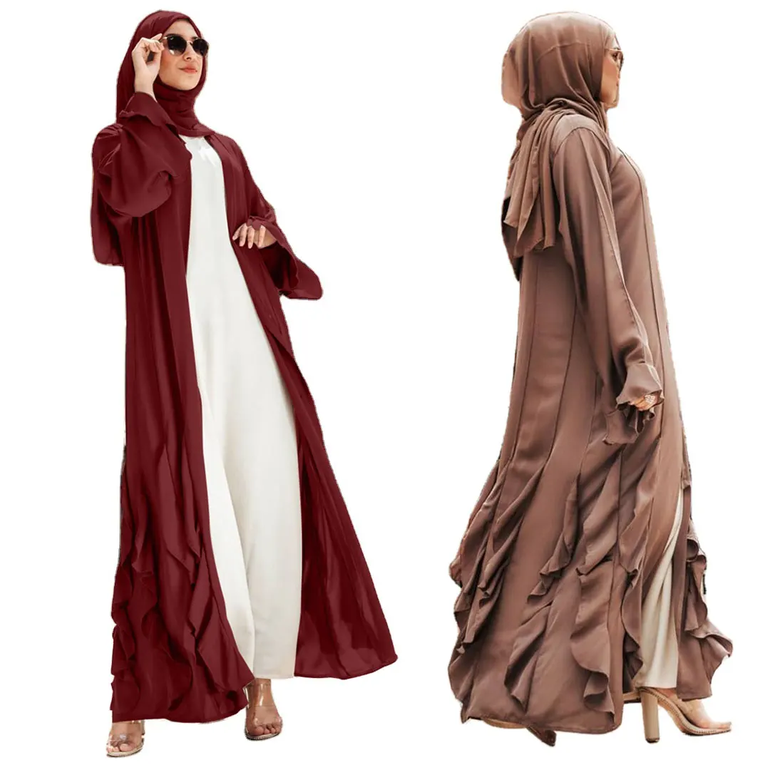 Islamic Clothing Abaya Hijab Scarf Long Maxi Open Front Dubai Abaya Muslim Dress For Women
Islamic Clothing Abaya Hijab Scarf Long Maxi Open Front Dubai Abaya Muslim Dress For Women
