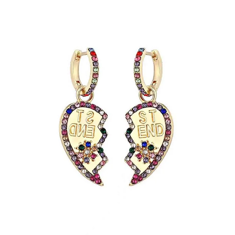 Lost Lady Colorful Rhinestone Heart Statement Hanging Earrings Crystal Huggies Circle Hoop Earrings Wholesale Wedding Jewelry
Lost Lady Colorful Rhinestone Heart Statement Hanging Earrings Crystal Huggies Circle Hoop Earrings Wholesale Wedding Jewelry